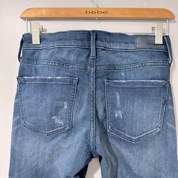 Express Performance Cropped Skinny Mid Rise “Stretch +” Jeans **GWP-see listing - Picture 3 of 10